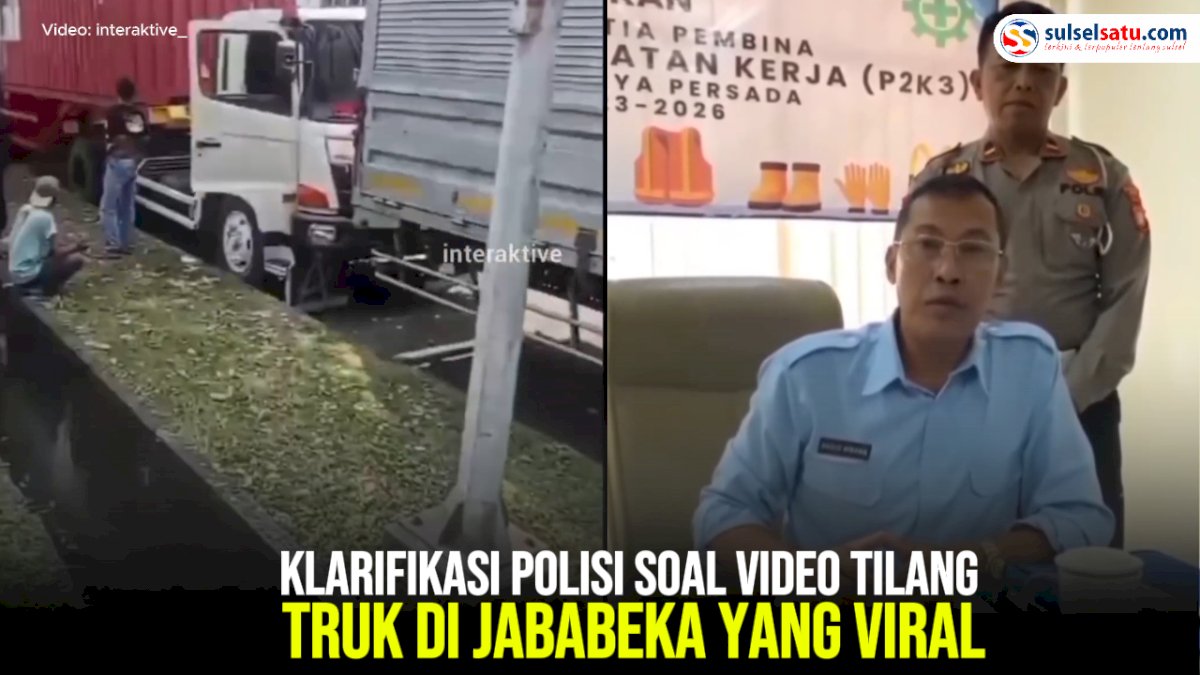 VIDEO: Klarifikasi Polisi Soal Video Tilang Truk di Jababeka yang Viral