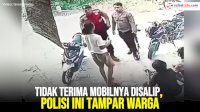 VIDEO: Tidak Terima Mobilnya Disalip, Oknum Polisi Tampar Warga