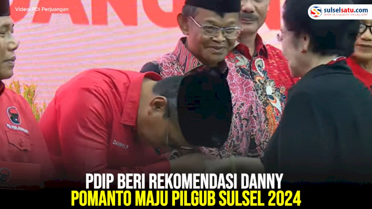 VIDEO: PDIP Beri Rekomendasi Danny Pomanto Maju Pilgub Sulsel 2024