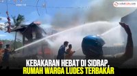 VIDEO: Kebakaran di Sidrap, Rumah Warga Ludes Terbakar