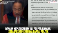 VIDEO: MK Ubah Ambang Batas Pencalonan Kepala Daerah, PDI Perjuangan Bisa Usung Calon di Pilkada Jakarta