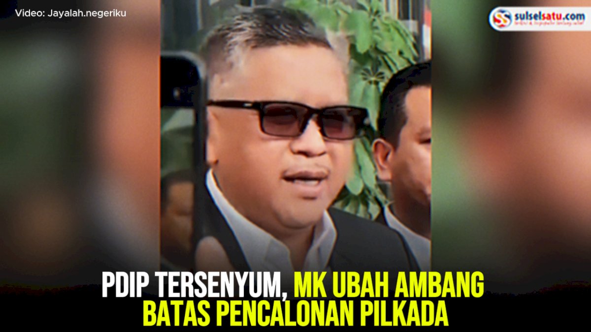 VIDEO: PDIP Tersenyum, MK Ubah Ambang Batas Pencalonan Pilkada
