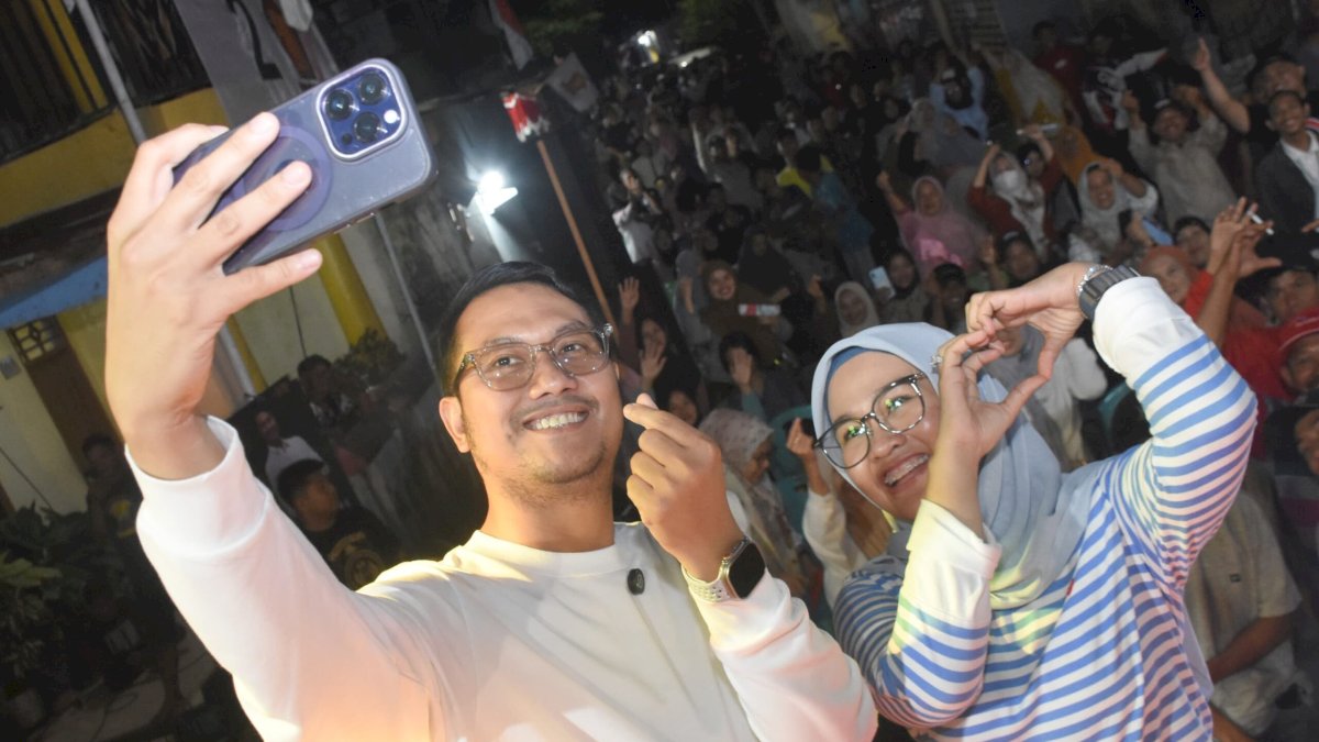 Sambut Pasangan “Sehati”, Antusiasme Warga Tamalanrea Tak Terbendung