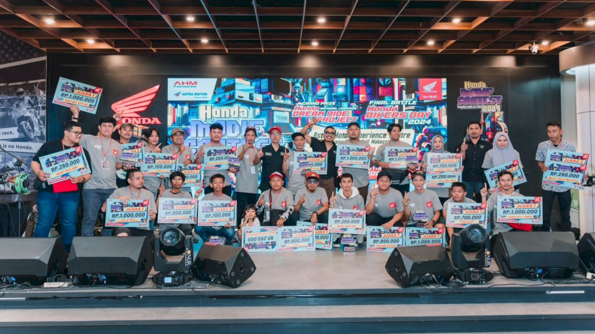 Selamat! Ini Dia Daftar Pemenang Honda Modif Contest #RideCreation 2024 Region Makassar