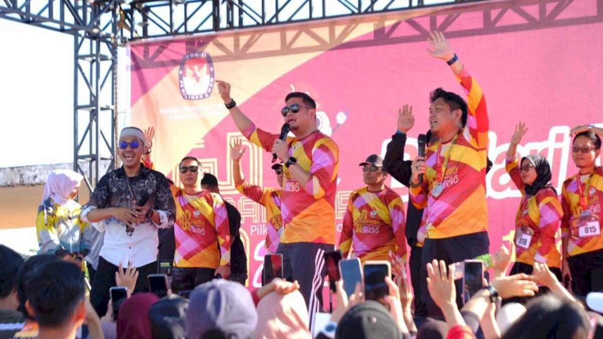 Bupati Adnan Apresiasi KPU Gowa Fun Run PARAGA 2024, Ajak Pemilih Salurkan Hak Pilih di TPS 27 November Mendatang