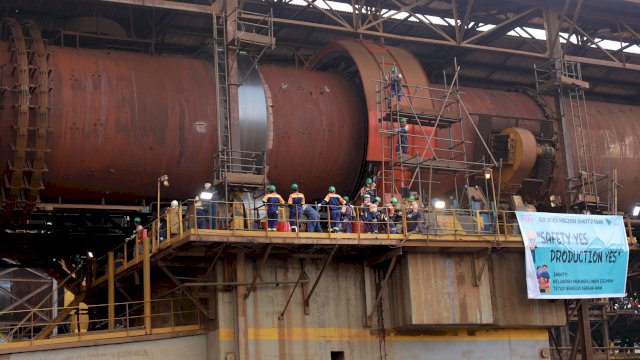 PT Vale terapkan energi bersih dengan menggunakan biomassa. Foto; Istimewa. 