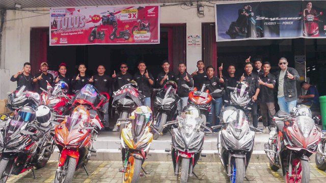 Komunitas motor Honda. Foto: Istimewa.