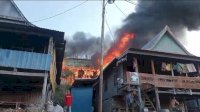 Diduga Arus Pendek, Satu Unit Rumah di Jeneponto Ludes Terbakar