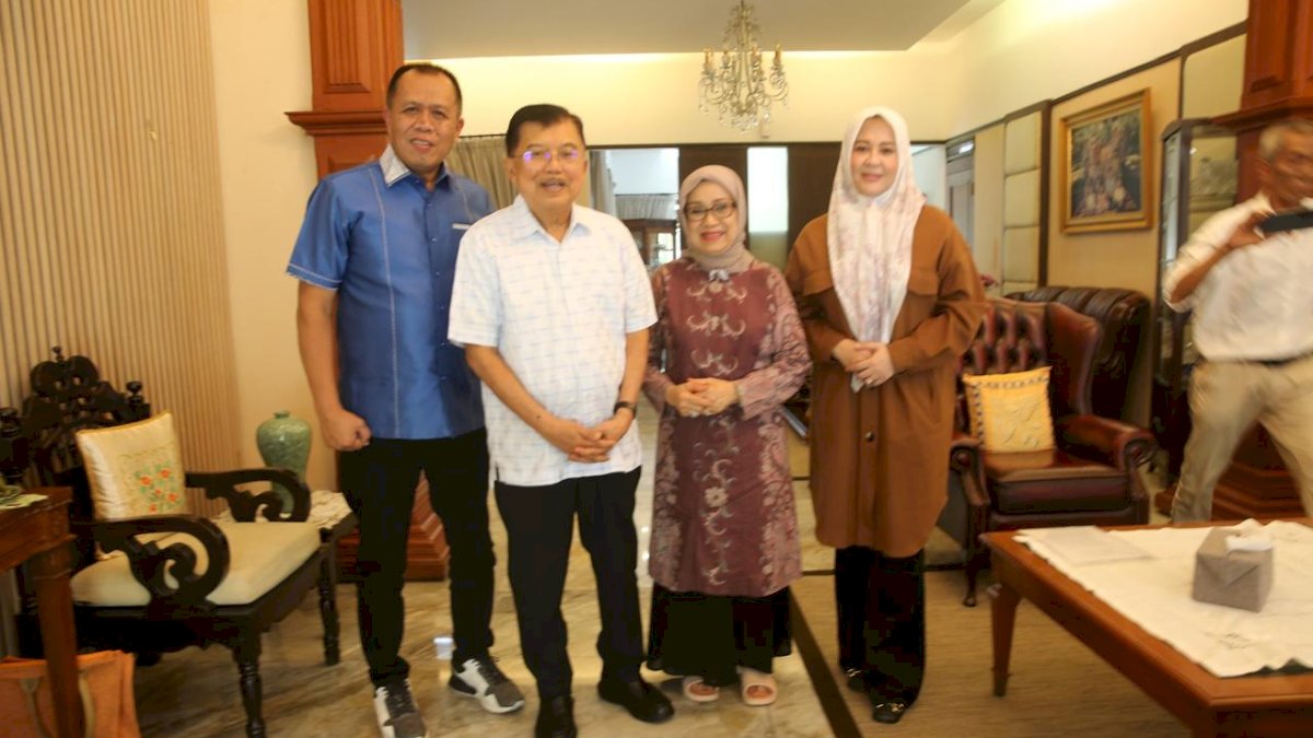 Selain Keliling Temui Warga, Fatmawati juga Mappatabe’ ke Sesepuh Sulsel Jusuf Kalla