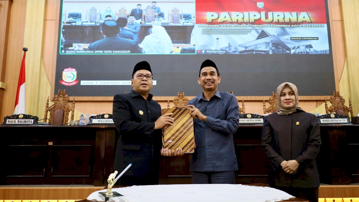 DPRD dan Pemkot Makassar Sahkan Empat Ranperda di Akhir Masa Jabatan