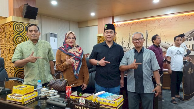 4 legislator PPP Makassar periode 2024-2029 dari kiri Irwan Hasan, Umiyati, Rahmat Taqwa dan Meinsani. Foto/SS