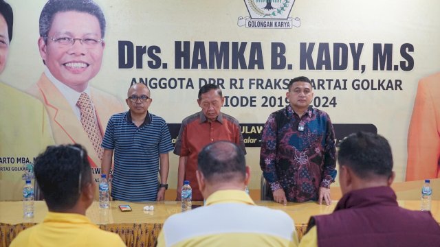 Hamka B Kady bersama Munafri Arifuddin. Ist