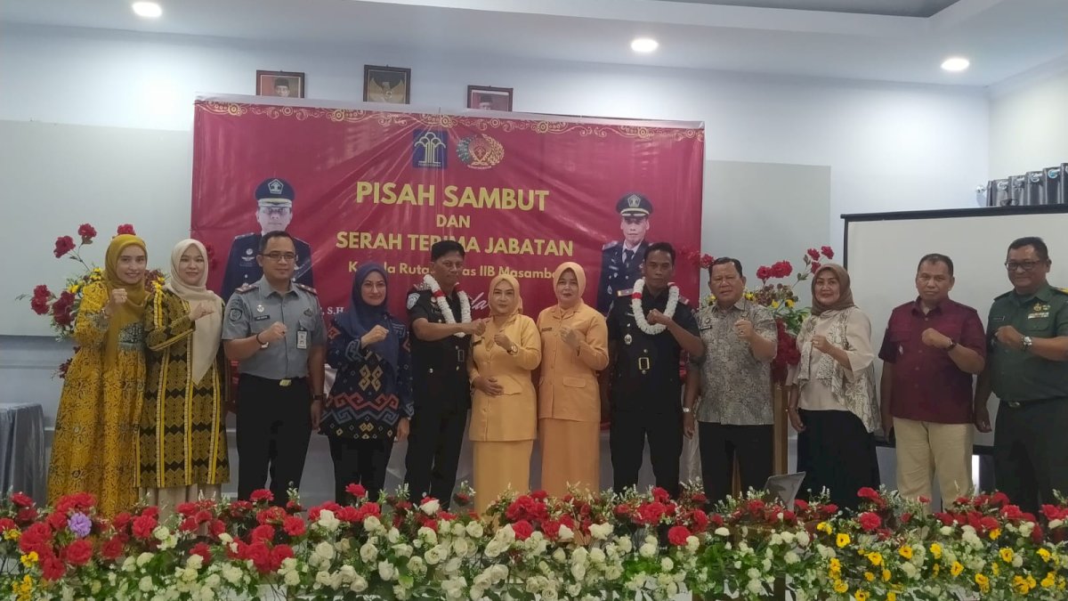 Putra Daerah Masamba Jabat Karutan Masamba, Ini Pesan Kanwil Kemenkumham Sulsel