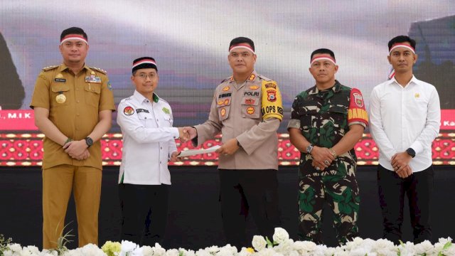 Cooling System dalam rangka Pilkada Damai oleh Tiga Pilar Bersama Kemenag Kabupaten Gowa. Foto: Istimewa.