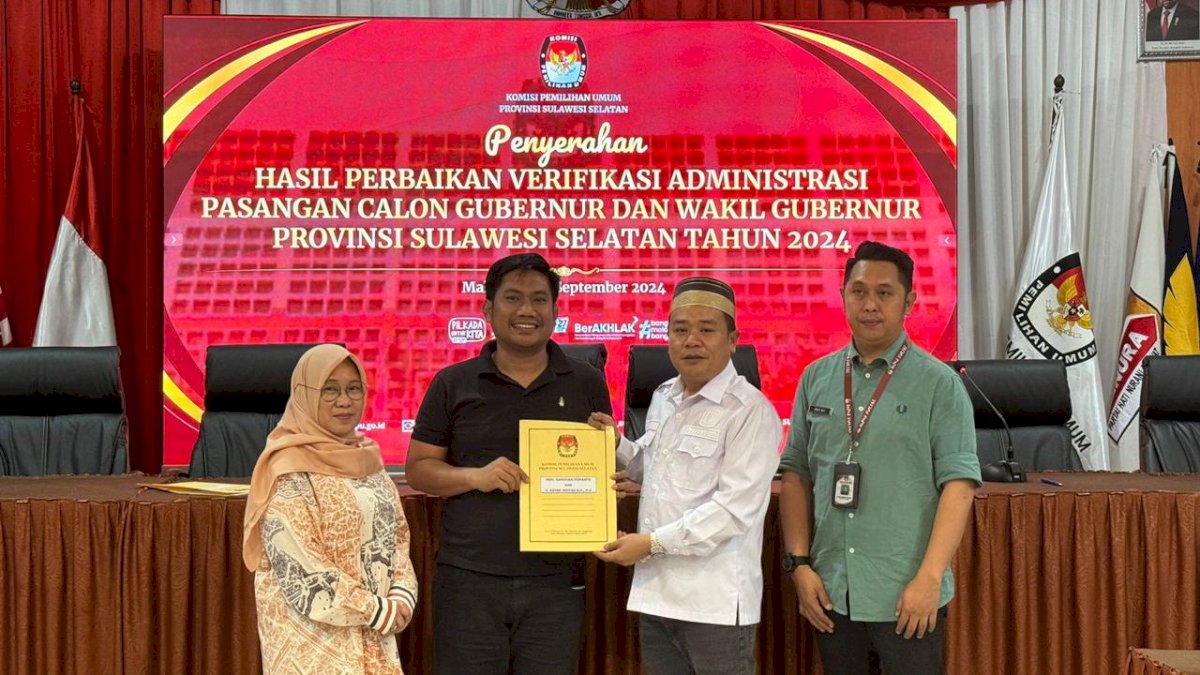 Berkas Sudirman Fatma dan Danny-Azhar Memenuhi Syarat Maju Pilgub