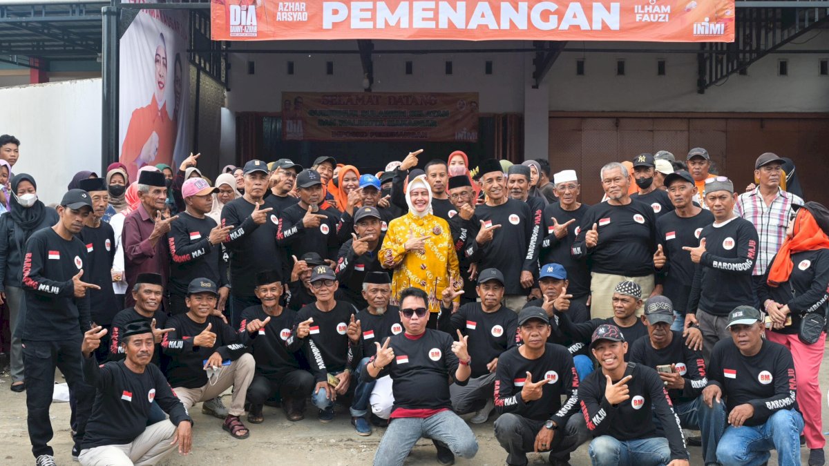 Komunitas Barombong Maju Deklarasikan Dukungan untuk Indira-Ilham di Pilwalkot Makassar