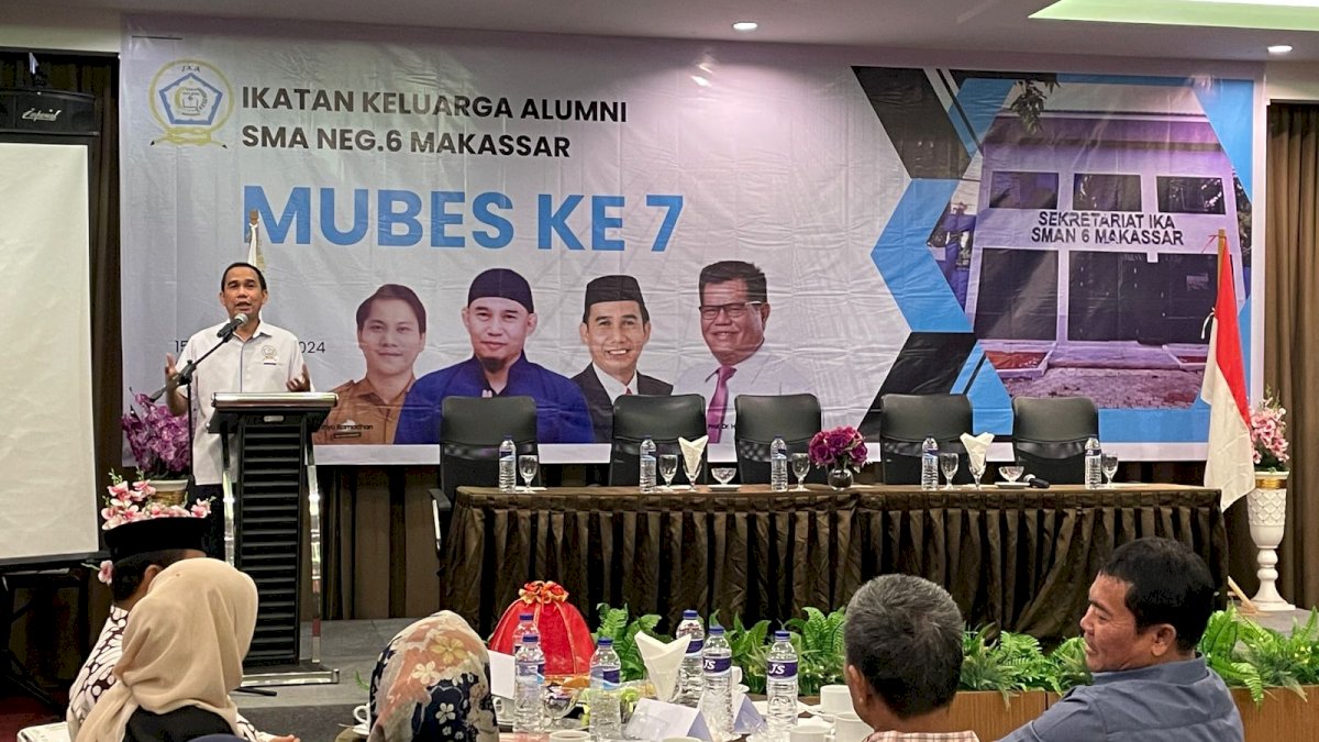 Mubes IKA SMAN 6 Makassar, Rudianto Lallo Dinilai Sukses Membawa IKA SMAN 6 Makassar Berjaya