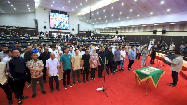 Geladi bersih pelantikan anggota DPRD Sulsel periode 2024-2029. Ist