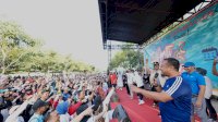 Cagub Sulsel Andi Sudirman Berbaur dengan Puluhan Ribu Warga Gowa Ikuti Jalan Anti Mager