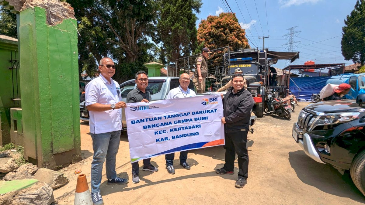 BRI Tanggap Bencana Gempa Garut dan Bandung, Salurkan Bantuan Bagi Korban