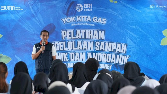 Pelatihan pengelolahan sampah di Mandalika. Foto: Istimewa.