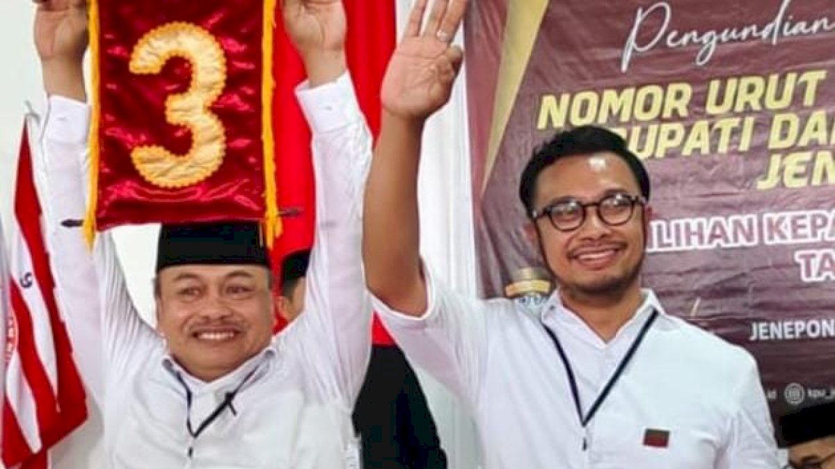 Sarif – Qalby Dapat Nomor Urut 3 di Pilkada Jeneponto, Baharuddin Hafid : Tanda Kemenangan