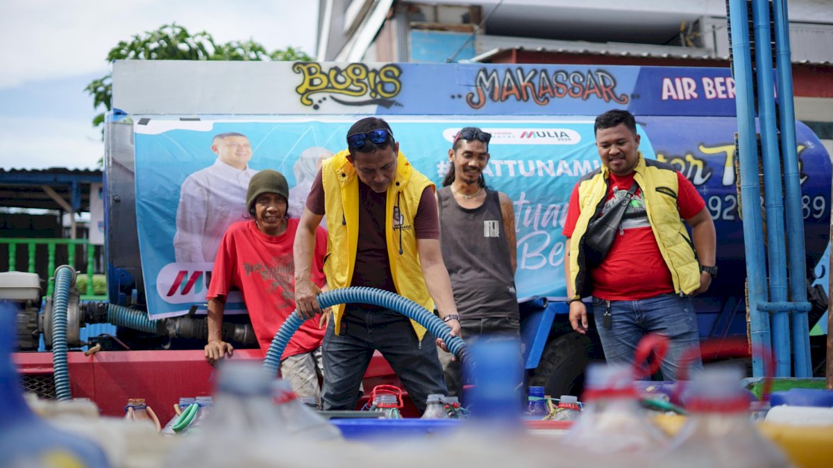 Tangan Kemanusiaan Appi-Aliyah: 115 Ribu Liter Air Untuk Atasi Krisis di Makassar