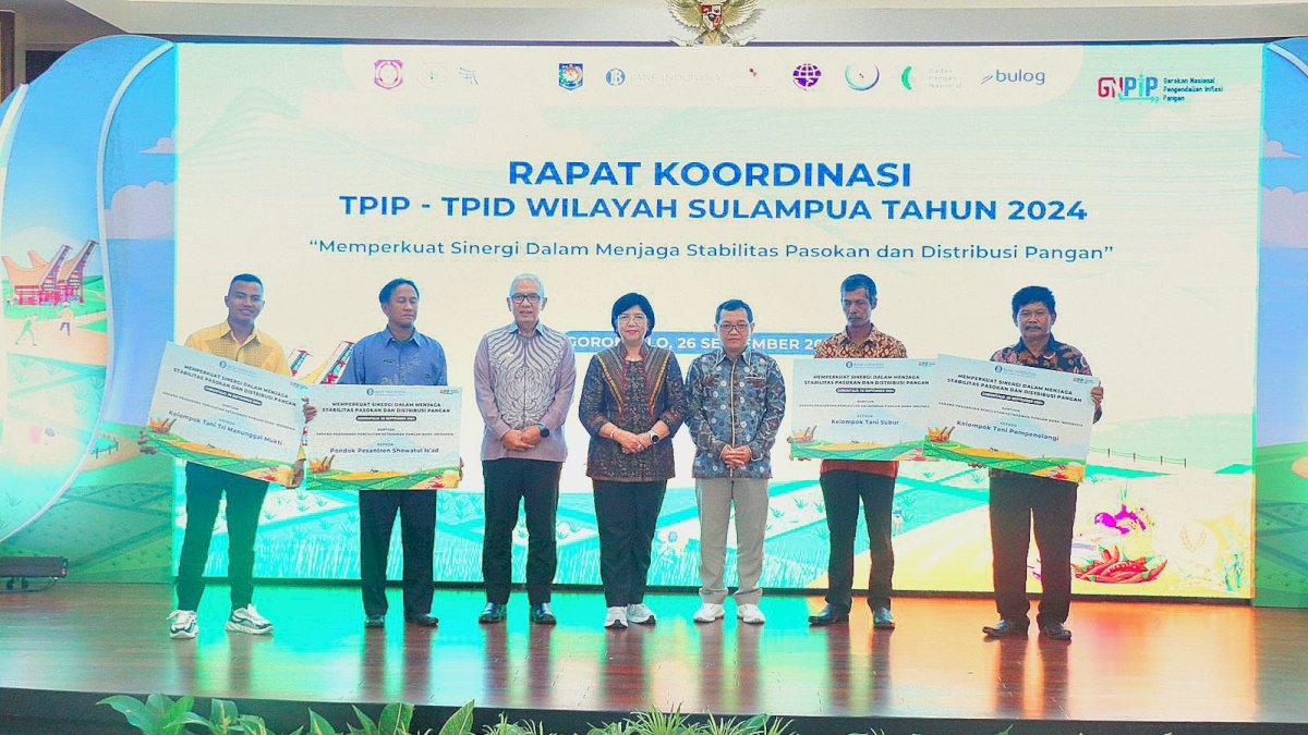 Bank Indonesia dan Pemerintah Gelar GNPIP Sulampua Jaga Stabilitas Pasokan dan Distribusi Pangan