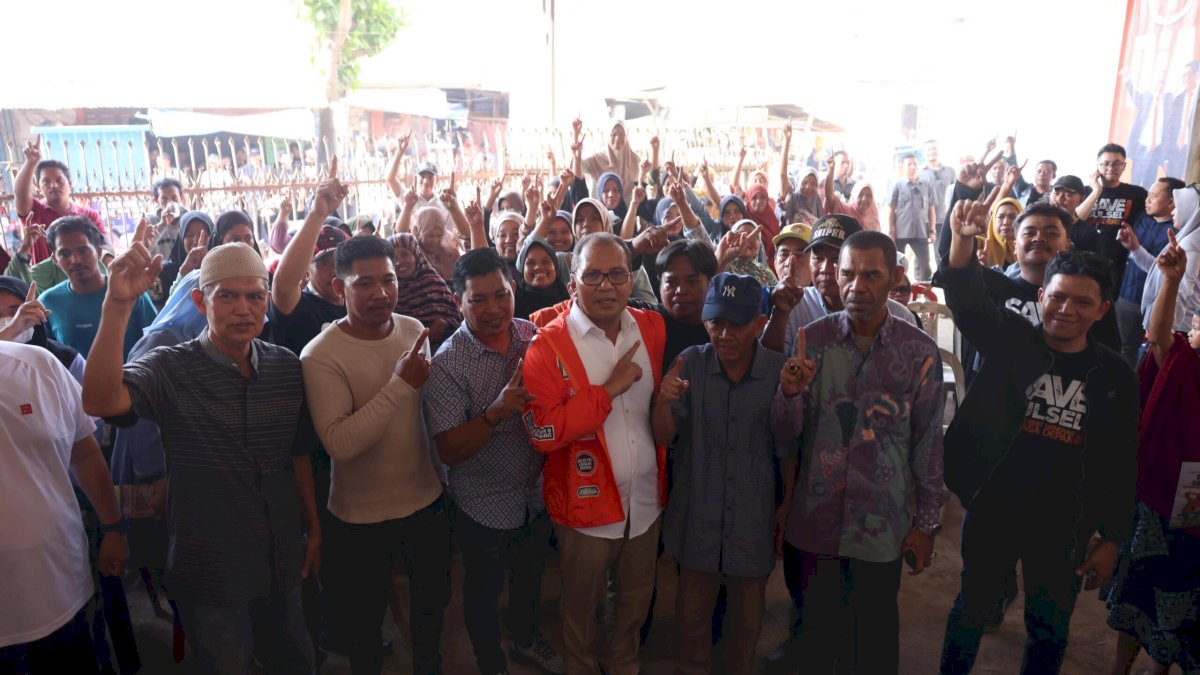 Warga Bontonompo Gowa Percaya Danny Bisa Bawa Perubahan di Sulsel