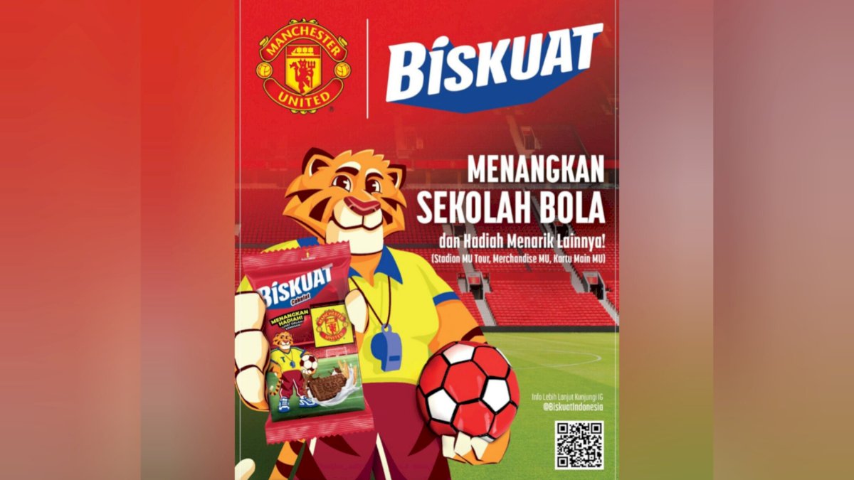 Kolaborasi Epik Biskuat dan Manchester United,  Beri Pelatihan Sepak Bola untuk 60 Anak Terpilih di Indonesia