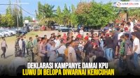 VIDEO: Deklarasi Kampanye Damai KPU Luwu di Belopa Diwarnai Kericuhan