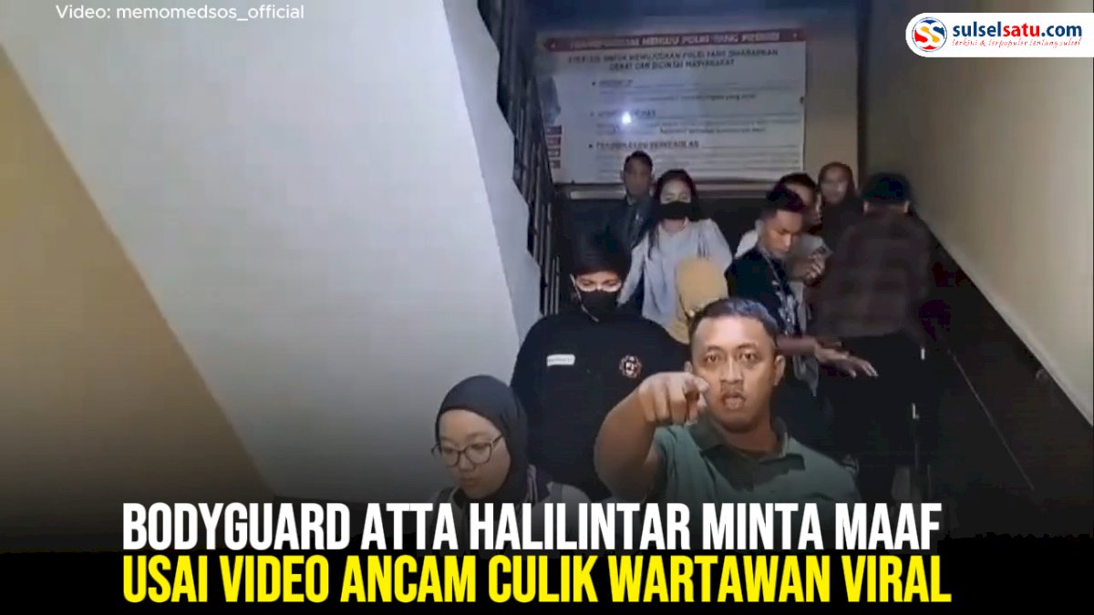 VIDEO: Bodyguard Atta Halilintar Minta Maaf Usai Video Ancam Culik Wartawan Viral