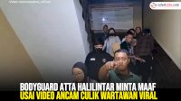 VIDEO: Bodyguard Atta Halilintar Minta Maaf Usai Video Ancam Culik Wartawan Viral