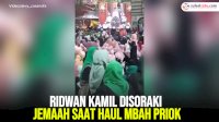 VIDEO: Ridwan Kamil Disoraki Jemaah Saat Haul Mbah Priok