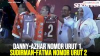 VIDEO: Pengundian Nomor Urut Pilgub Sulsel, Danny-Azhar Nomor Urut 1, Sudirman-Fatma Nomor Urut 2