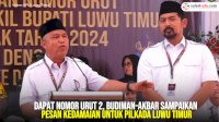 VIDEO: Dapat Nomor Urut 2, Budiman-Akbar Sampaikan Pesan Kedamaian untuk Pilkada Luwu Timur