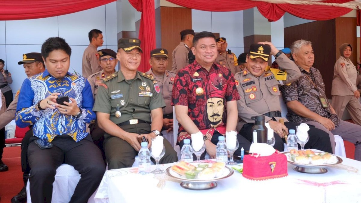 Bupati Adnan Ikuti Apel Gelar Pasukan Operasi Mantap Praja 2024-2025 Polres Gowa, Harap Pilkada Aman dan Tertib