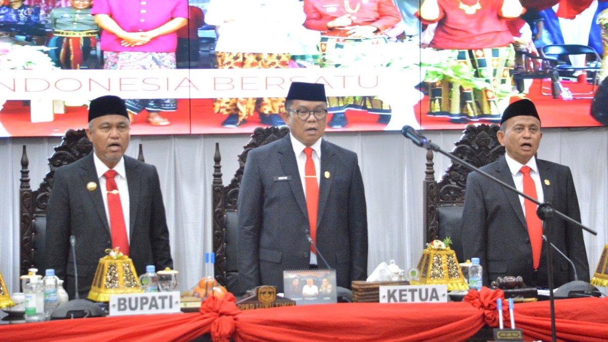 DPRD Luwu Timur Gelar Rapat Paripurna, Pengucapan Sumpah dan Janji Anggota DPRD Terpilih
