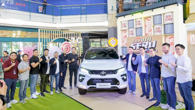 Launching New Fortuner di Mal Ratu Indah. Foto: Istimewa. 