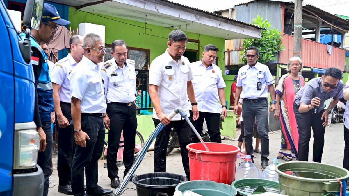 PDAM Makassar Siapkan Air Bersih Gratis Bagi Pelanggan Terdampak Krisis Air