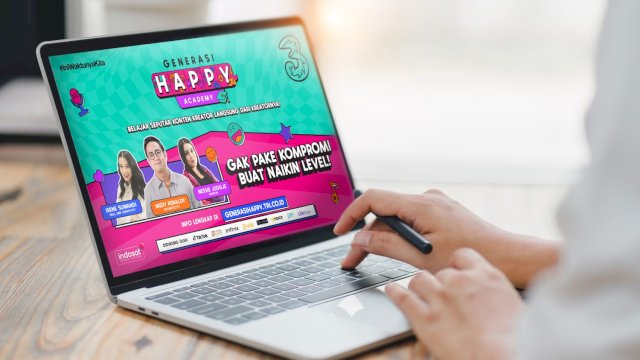 Generasi Happy Tri bakal hadir di empat kota. Foto: Istimewa.