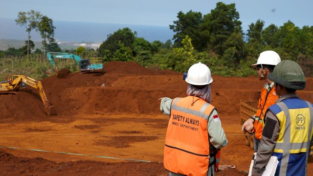 Pemantauan proyek PT Vale IPG Morowali. Foto: Istimewa.