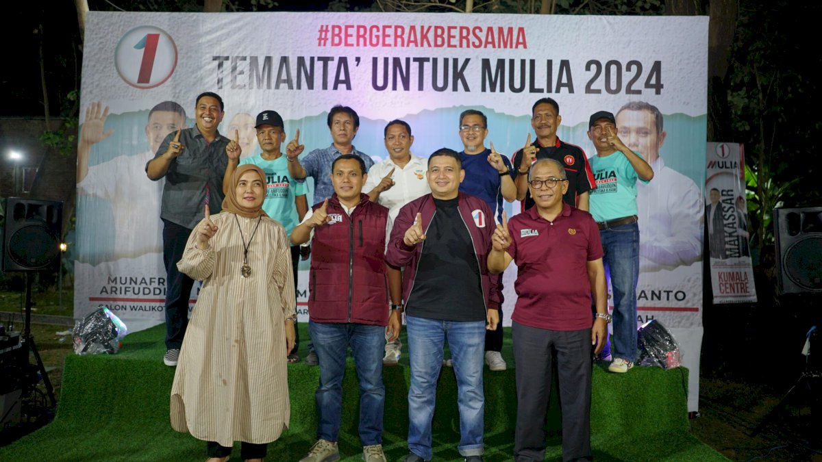 Ahmad Susanto Turunkan 78 Komunitas Bergerak Menangkan Appi-Aliyah