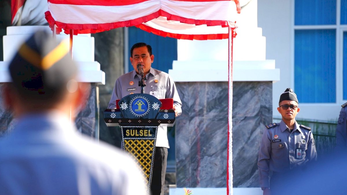 Kanwil Kemenkumham Sulsel Ikuti Upacara Hari Kesaktian Pancasila 1 Oktober