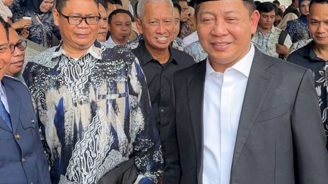Ketua DPW NasDem Sulsel Rusdi Masse kembali dilantik sebagai anggota DPR RI. Ist