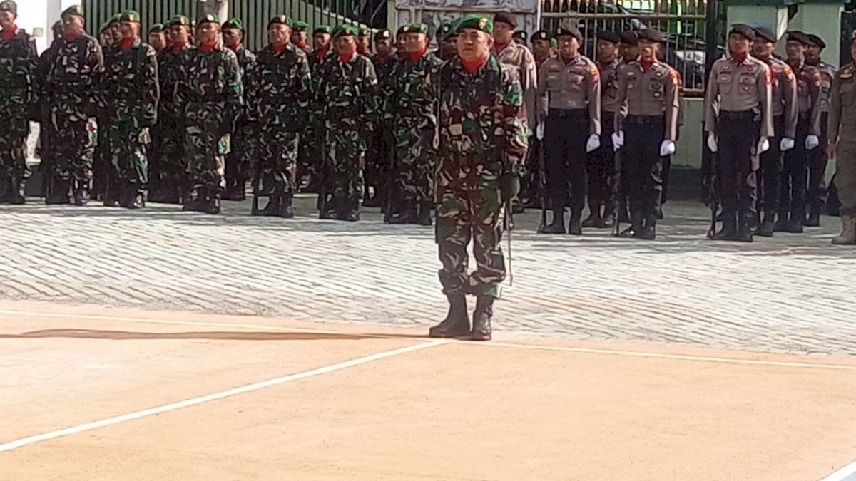 HUT TNI Ke-79, Kodim 1425 Jeneponto Gelar Upacara dan Ramah Tamah