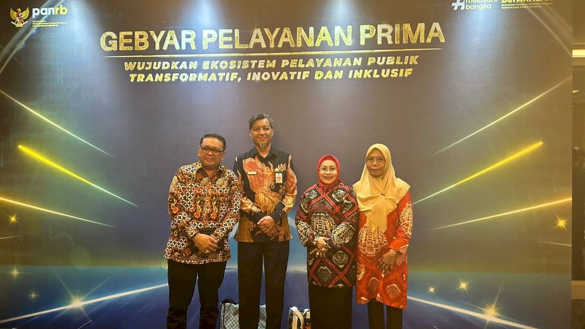 Pemkot Makassar Raih Penghargaan 5 Terbaik Inovasi Kelompok Berkelanjutan