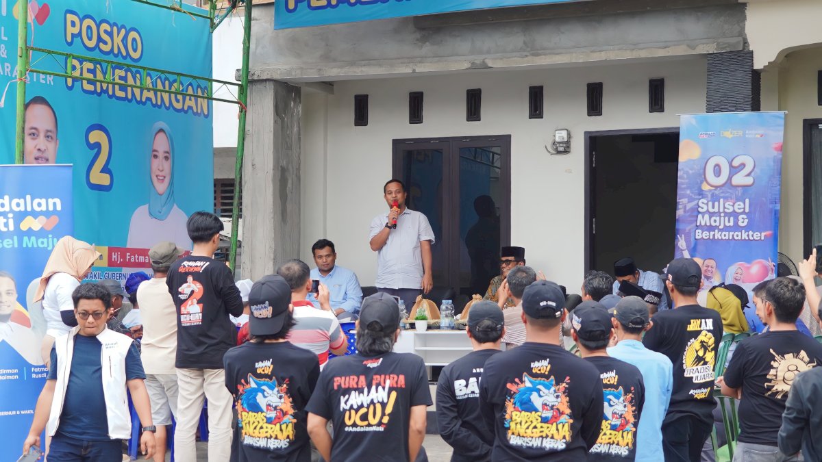 Andi Sudirman Resmikan Posko Pemenangan 2 Andalan – Hati di Enrekang