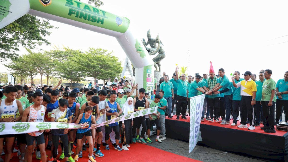 BPTD Sulsel Edukasi Pelajar Soal Keselamatan Berlalu Lintas Lewat Gas Run Go Active 2024