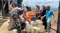 Satgas TMMD Ke-122 di Jeneponto Kembali Salurkan Air Bersih ke Warga Membutuhkan